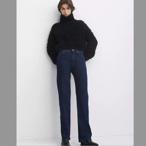 Rag & Bone Straight Leg Dark Wash Stretch Blue Jeans (27)